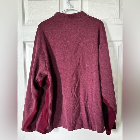 Roundtree & Yorke Men’s  Maroon Sweater Size 3XB - Picture 3 of 6